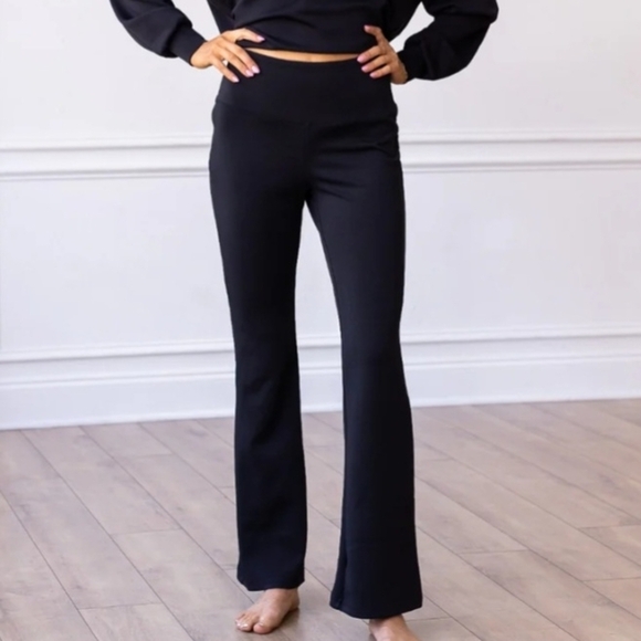 Grace+Emma Women's Ultimateflox Noir Compression Flare Legging Size XL - Picture 2 of 14